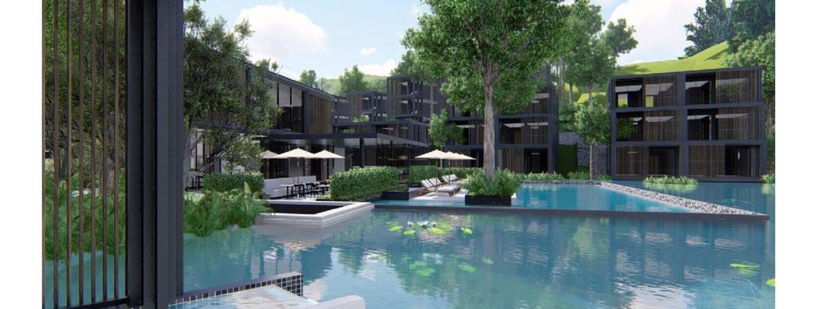 1 bedroom apartment 72 m² Phuket, Thailand