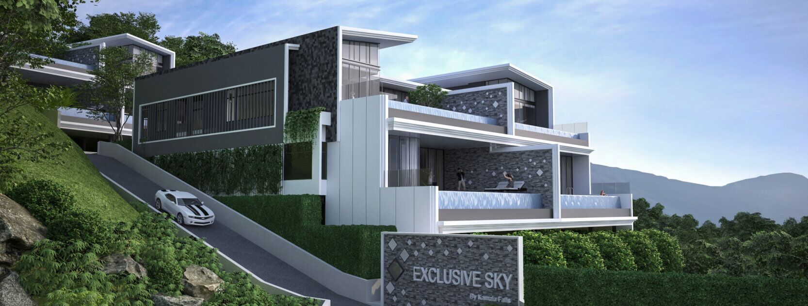 Residential complex The Exclusive Sky Phuket Condominium