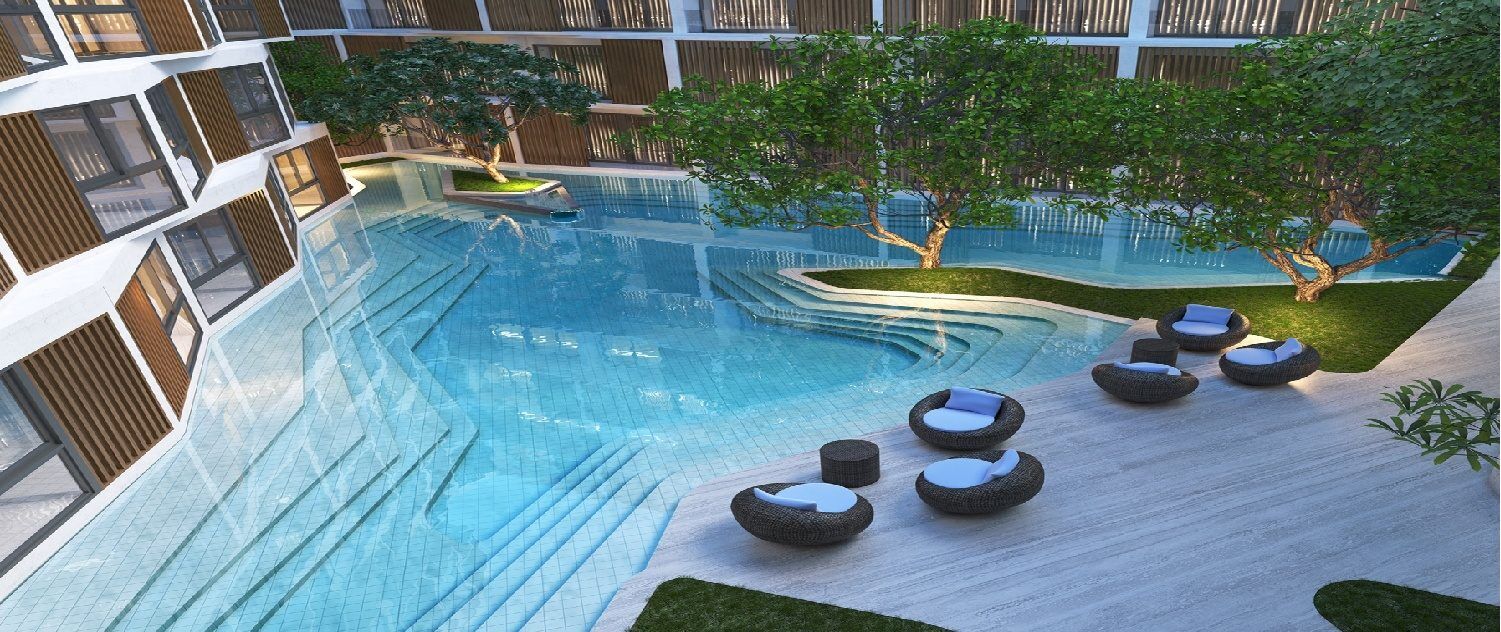 1 bedroom apartment 39 m² Phuket, Thailand