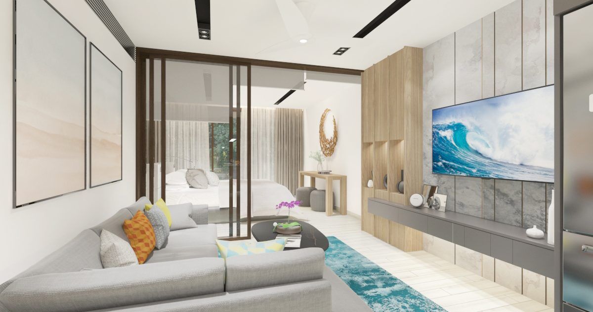 1 bedroom apartment 78 m² Phuket, Thailand