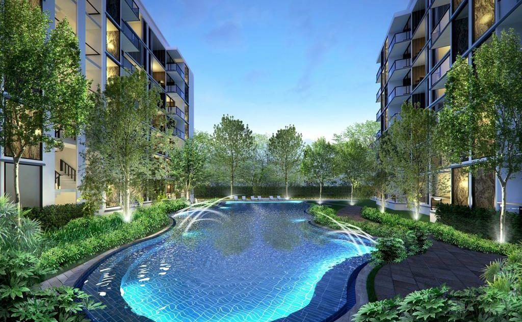 2 bedroom apartment 50 m² Phuket, Thailand