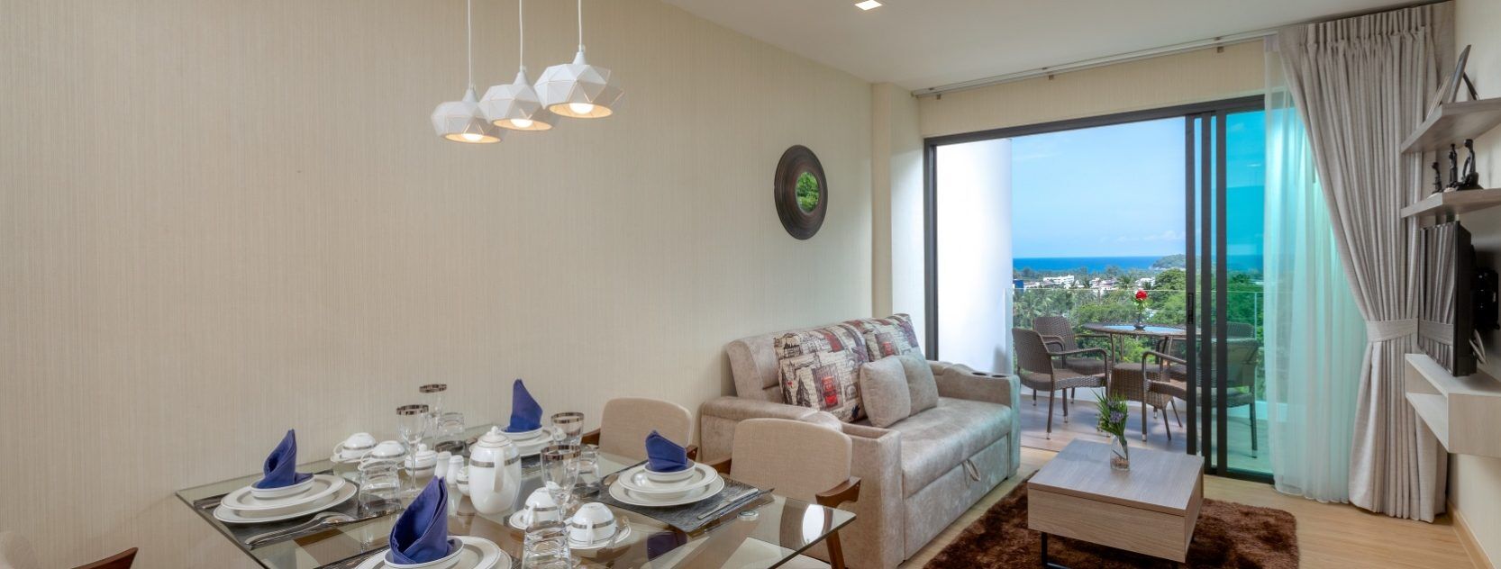 2 bedroom apartment 58 m² Phuket, Thailand